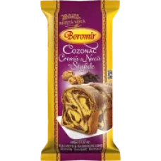 Boromir - Sponge-Cake with Walnuts Cream and Rasins / Cozonac Crema de Nuca si Stafide 450g