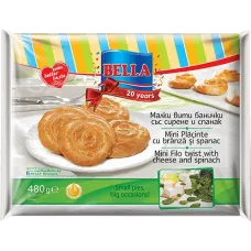 Bella - Mini Filo Twist with Cheese and Spinach 8x60g