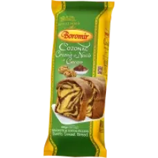 Boromir - Sponge-Cake with Walnuts Cream and Cacao / Cozonac Crema de Nuca si Cacao 400g