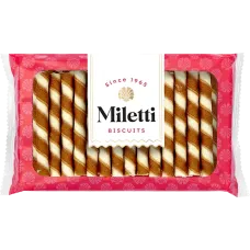 Dzukija - Wafer Tubes Miletti with Vanilla Filling 180g