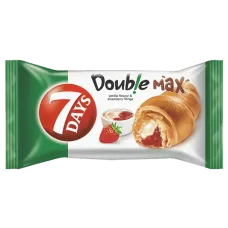 7 Days - 7D Croissant Double Max Vanilla and Strawberry 80g