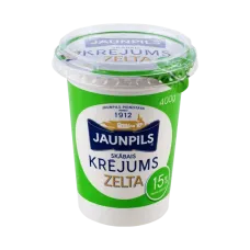 Jaunpils - Sour Cream 15% Fat 400g