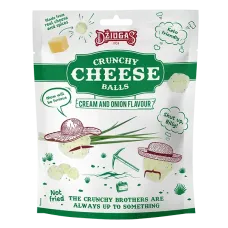 Dziugas - Balls of Crunchy Dried Cheese with Cream and Onion Flavour 40g