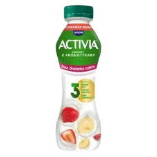 Activia - Strawberry Banana Yoghurt Drink 280g