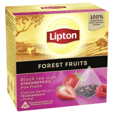 Lipton - Black Tea with Strawberries from France 20x1.5g