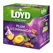 Loyd - Pyramids Fruits Tea Plum and Cinnamon 20x2g