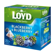Loyd - Pyramids Fruits Tea Blackberry and Blueberry 20x2g