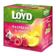 Loyd - Pyramids Fruits Tea Raspberry and Lemon 20x2g