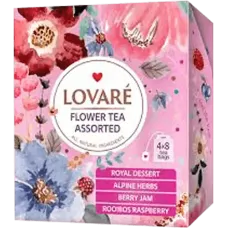 Lovare - Assorted Flower and Herbal Tea 32x2g