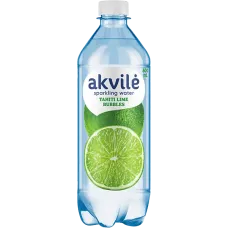 Akvile - Lime Tahiti Flavour Carbonated Water 600ml