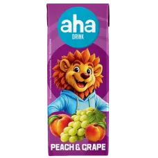 Aha - Peach and Grape Juice Drink 0,2l