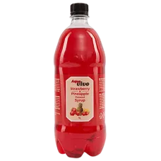 Aqua Vivo - Strawberry and Pineapple Flavored Syrup 1l