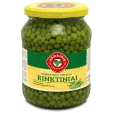 Kedainiu Konservai - Rinktiniai Green Peas 690g