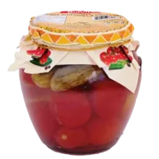 Papa - Assorty Cherry Tomatoes and Gherkins 580ml