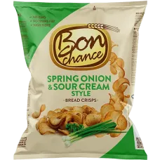 Bon Chance - Bread Crisps with Spring Onion and Sour Cream 120g