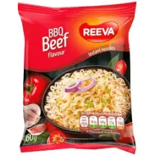 Reeva - Instant Noodles with BBQ Beef Flavour 60g