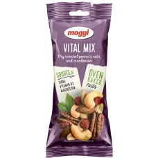 Mogyi - Vital Mix (Peanuts, Pecan Nuts, Dried Cranberry, Cashews, Almonds) 55g