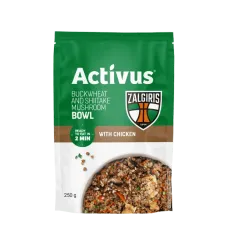 Activus - Organic Buckwheat with Chicken Ready Meal (Zalgiris Edition) 250g