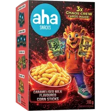 Aha - Caramelized Milk Flavored Corn Sticks 110g
