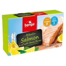 Banga - Salmon in Oil with Lemon 120g