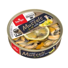 Banga - Smoked Mussels in Oil with Lemon 120g