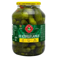 Kedainiu Konservai - Pickled Cucumbers with Oak Leaves 1500ml