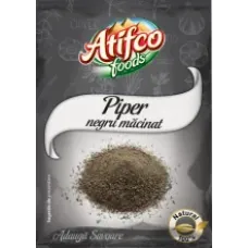 Atifco - Grinde Black Pepper / Piper Negru Macinat 17g