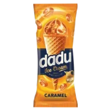 Dadu - Glazed Caramel Ice Cream with Caramel and Wafle in Cone 150ml