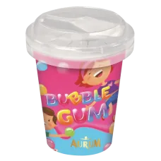 Aurum - Bubble Gum Flavoured 2 Coloured Ice Cream in Plastic Cup 150ml