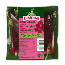 Dimdini - Steamed Beets Cutted in Cubes 10mm x 10mm 350g