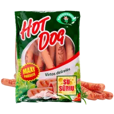 Krekenavos - Hot Dog Cooked Sausage with Cheese, 750g