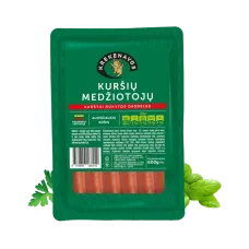 Krekenavos - Kursiu Medziotoju Hot Smoked Hunters Sausages 600g