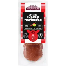 Rokiskio Mesine - Dried Pork Chips Chilli and Lime 40g